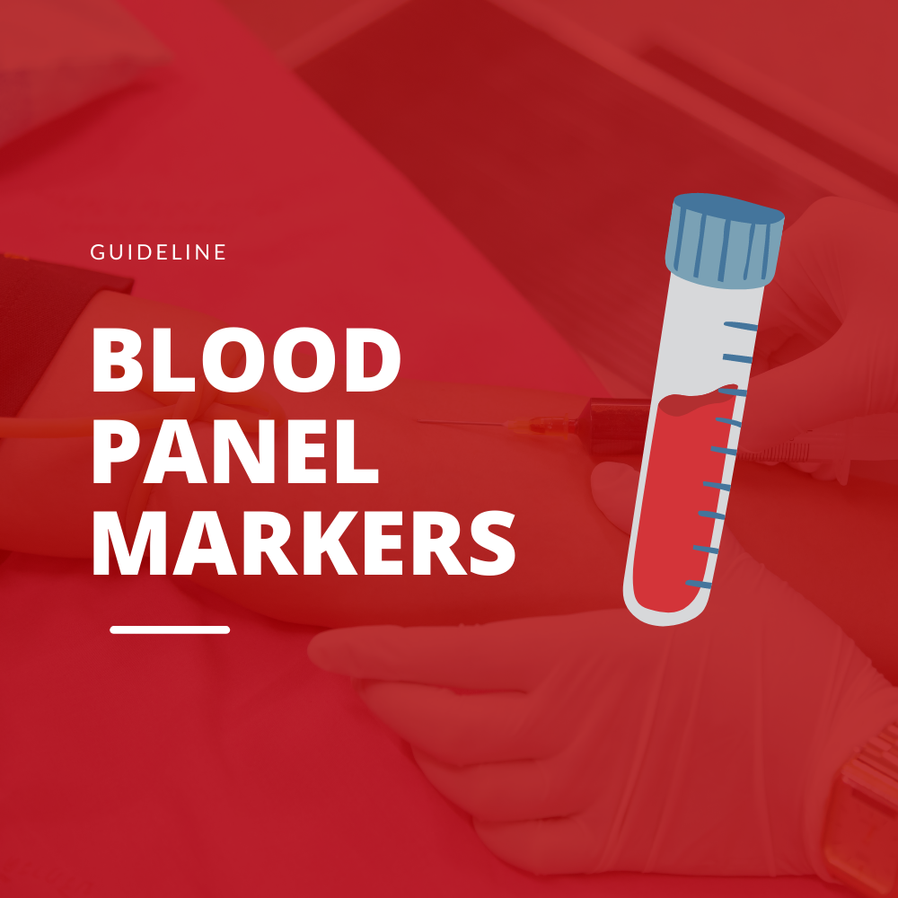 Guideline for Blood Panel Markers